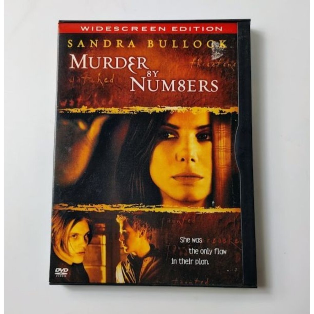 Murder by Numbers DVD 2002 Movie Widescreen Sandra Bullock Rated R